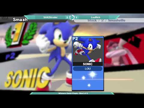 Sink or Swim 50 Winners Semis - SAK|Stroder (Greninja) vs LouRich (Sonic) Part 2