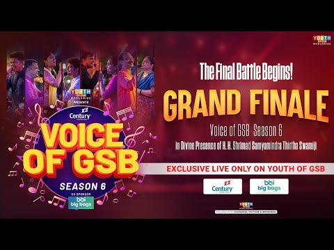 The Final Battle Begins, Grand Finale of Century Voice of GSB Season 6 | Live From Mangaluru