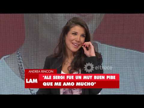 Andrea Rincón: "Ale Sergi was a very good kid who loved me very much."