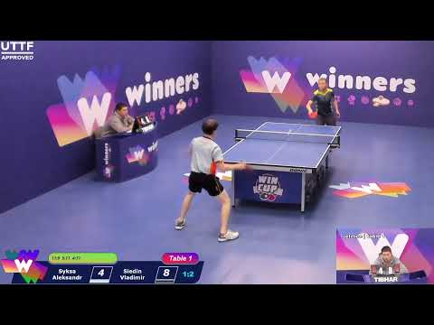 WINners CUP table 1 08.10 Syksa Aleksandr - Siedin Vladimir 21:00