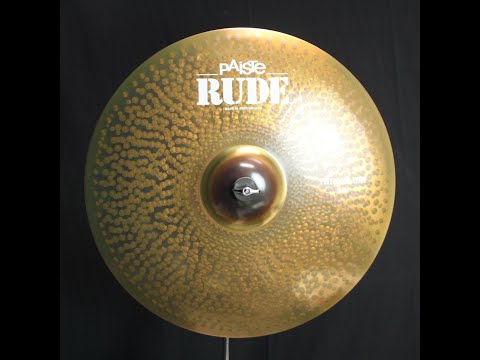 Paiste 20" Rude Thin Crash - 1991g (video demo) image 2