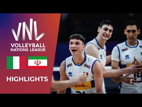 ITALY vs IRAN| Highlights | Week 1 | Men's VNL 2024