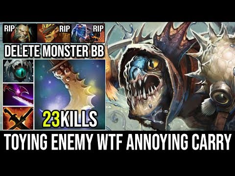 Toying Enemy WTF Annoying Carry [Slark] EPIC Comeback Delete Bristleback Monster Tanky 23Kill Dota 2