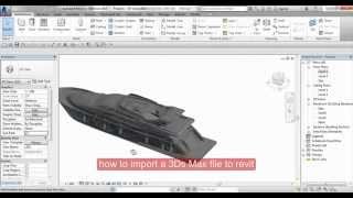 how to import a 3Ds Max file to revit