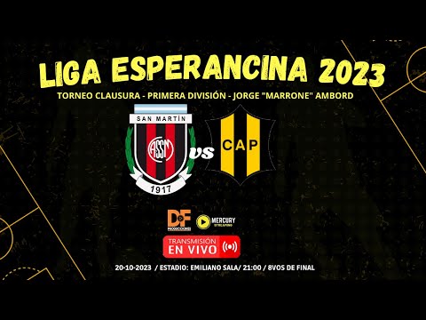 LIGA ESPERANCINA 2023 - TORNEO CLAUSURA -  SAN MARTÍN DE PROGRESO VS. A. PILAR