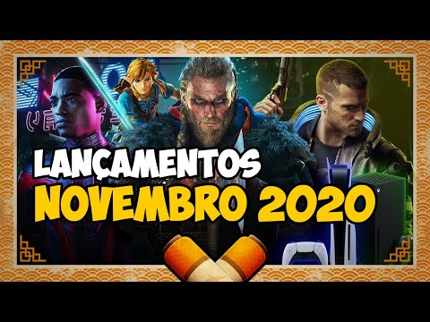 LANÇAMENTOS DOS GAMES - NOVEMBRO 2020
