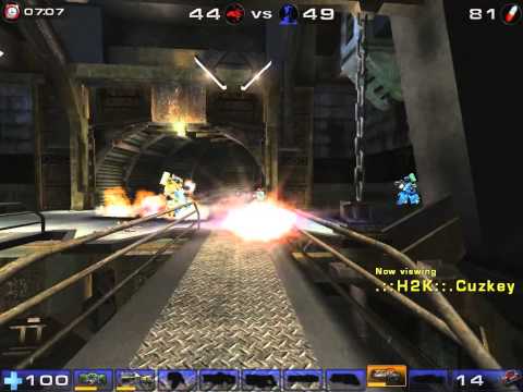 UT2004 4v4 TDM - NA Random Game - H2K vs LOB - Asbestos - Cuzkey