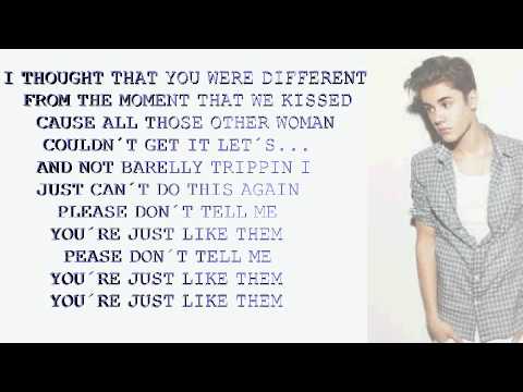 Justin Bieber - Just Like Them (Lyrics On Screen)