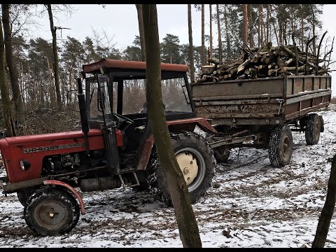Ursus c-360 & HL 8011_leśny transport