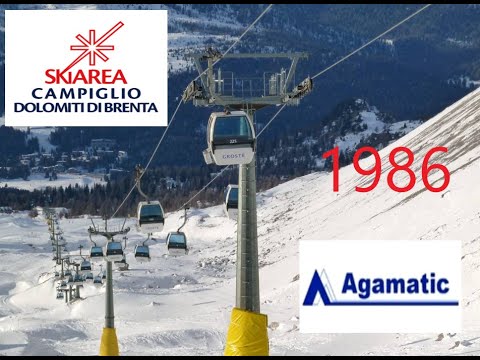 Risalita integrale cabinovia Agamatic "Grostè 1+2" Madonna di Campiglio (TN) Telesiégé / Ropeway