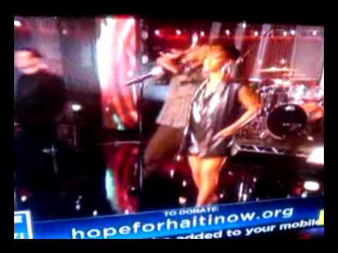 JAY-Z, RIHANNA, BONO : stranded - HOFE FOR HAITI NOW PERFORMANCE