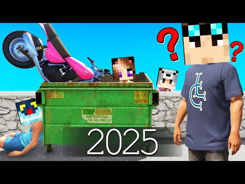 NASCONDINO CON I VEICOLI contro i MIEI AMICI su GTA5 nel 2025!!