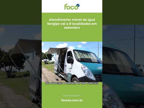 Atendimento móvel da Iguá Sergipe vai a 8 localidades em setembro #Shorts
