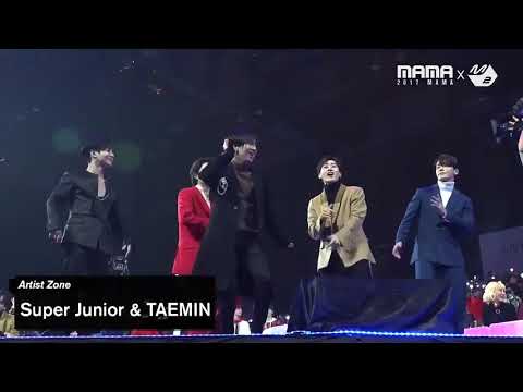 171201 SHINee Taemin and Super Junior jamming to EXO Power