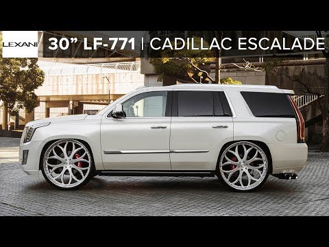 Custom Cadillac Escalade with Air Suspension x 30" Lexani Wheels