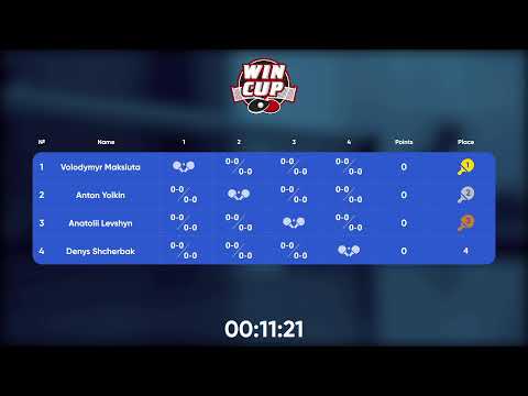 00:30 Yurii Shchepanskyi 3-1 Valerii Tatarynov West 5 WIN CUP 13.12.2022 | TABLE TENNIS WINCUP