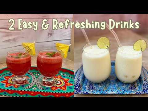 Watermelon Margarita | Brazilian Lemonade | Summer Drinks | Drinks Recipes