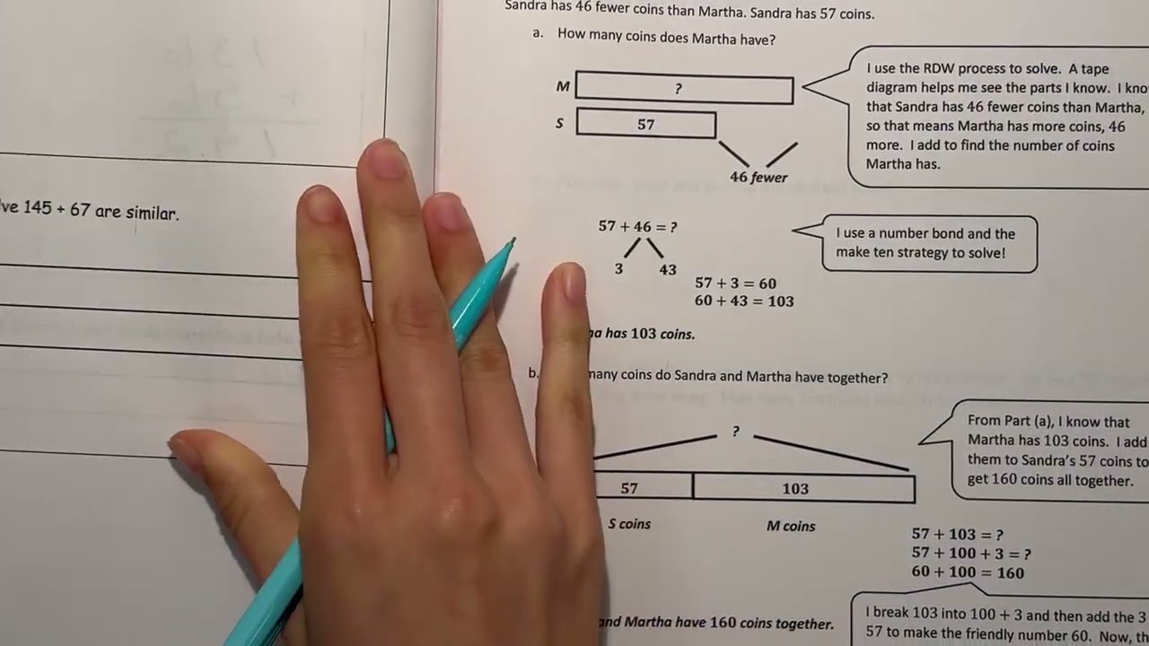Eureka Math Grade 2 Module 4 Lesson 30 | #mathwithaubrey #homework