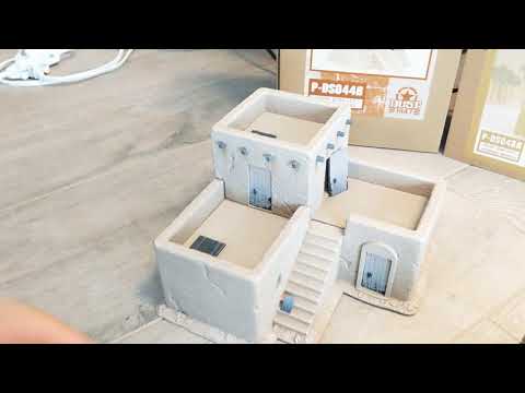 Dust 1947 | Premium Terrain | Middle Eastern House (1 & 2) + Small Ammo Dump + Tank Traps + Altar Of Cthulhu