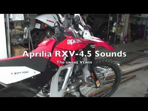 New 2009 Aprilia RXV 450 1st ride
