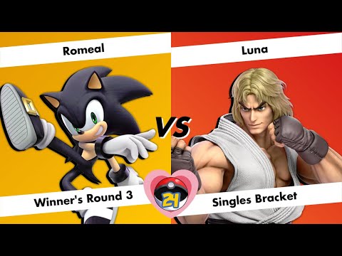 Central Colosseum 24 - Winner's Round 3 - Romeal (Sonic, Greninja) vs Luna (Ken)