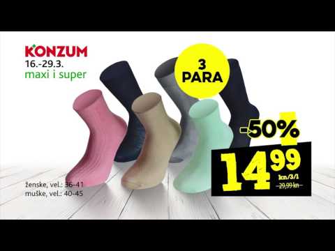 Konzum Akcija sve u pola cijene, 16.3. - 29.3.