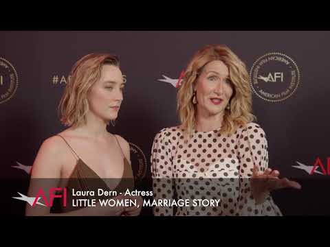 Saoirse Ronan and Laura Dern talk about LITTLE WOMEN at AFI AWARDS 2019