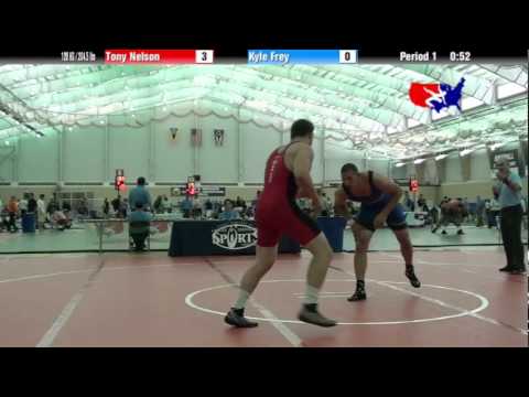 University Nat`ls FS  120 KG / 264.5 lbs: Tony Nelson vs. Kyle Frey