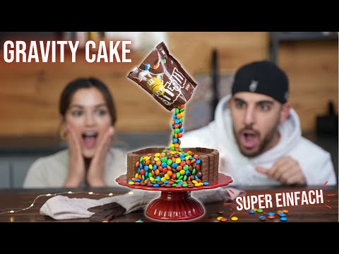 GRAVITY Cake 😱 Schwebende M&M's Torte / anfängergeeignete Geburtstagstorte