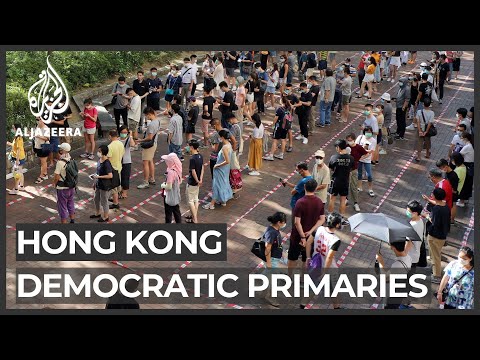 Unexpectedly high voter turnout at Hong Kong primary elections