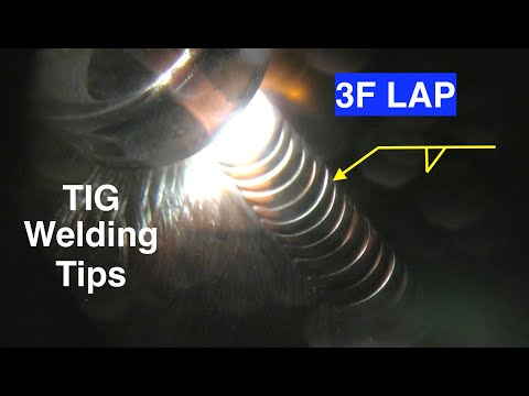 Vertical TIG Weld  3F Lap Joint - Cold Rolled Steel | Welding Tips & Tricks #Welding #TIG