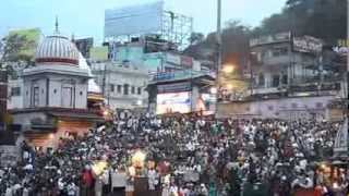 preview picture of video 'Ganga Aarti Haridwar'
