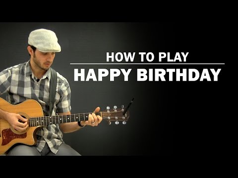 Happy Birthday Song | How To Play | Beginner Guitar Lesson