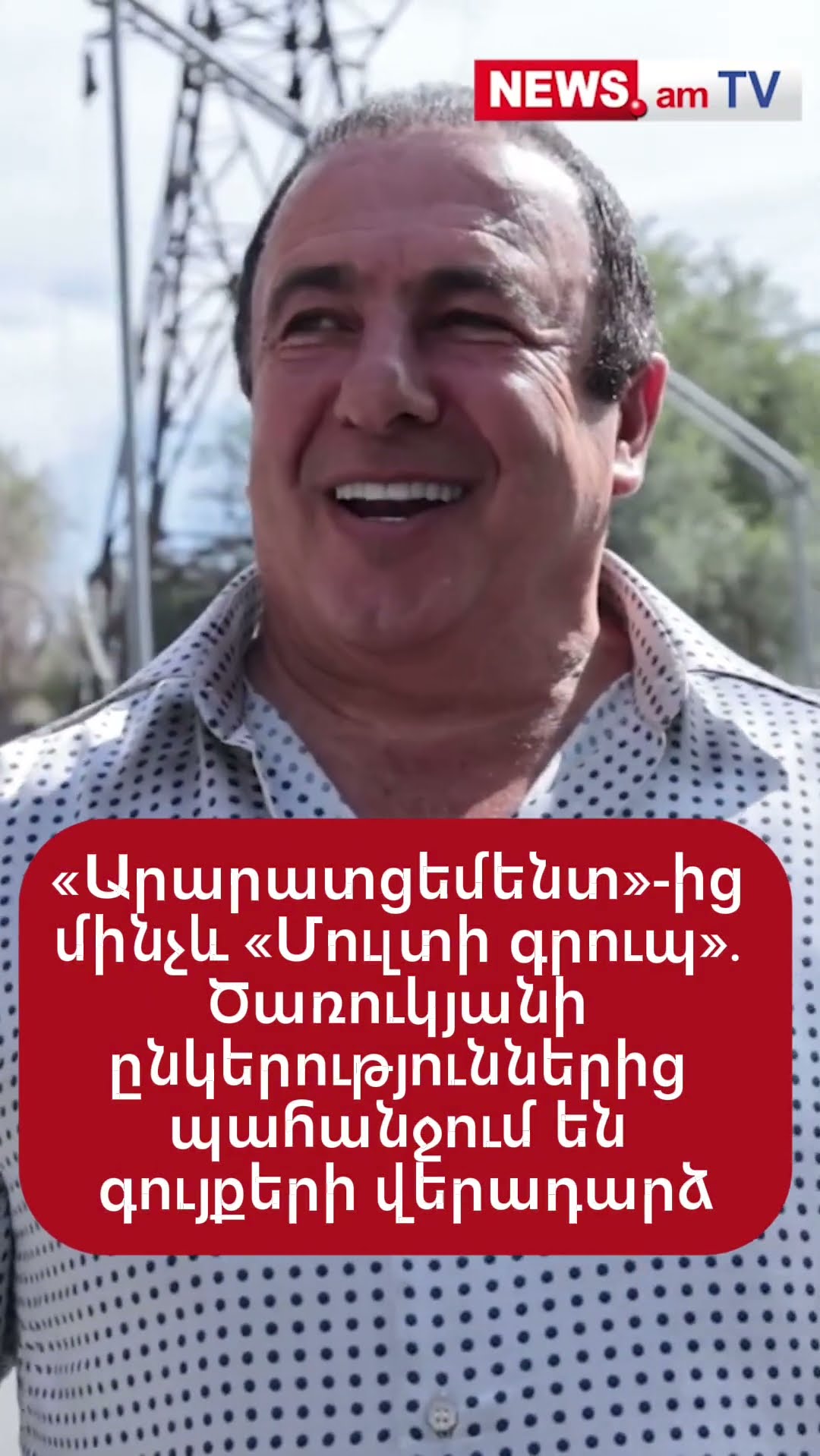 «Արարատցեմենտ»-ից մինչև «Մուլտի գրուպ»․ Ծառուկյանի ընկերություններից պահանջում են գույքերի վերադարձ