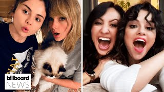 Selena Gomez Responds to Francia Raisa’s Reaction After Taylor Swift Comment | Billboard News