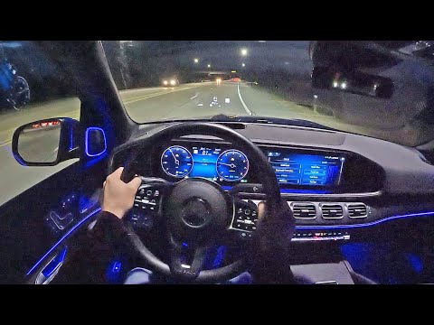 2021 Mercedes-Maybach GLS600 - POV Night Drive (Binaural Audio)