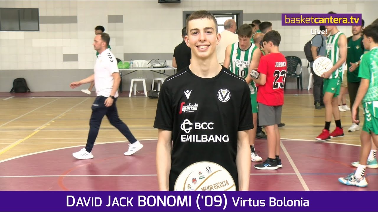 David Jack BONOMI ('09) Virtus Bolonia. Supercopa de España U14M (Alcalá del Valle) #BasketCanteraTV