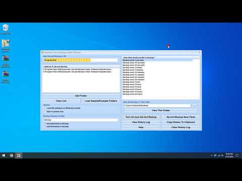 Automatic Zip and Backup Folder Software