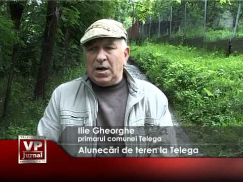 Alunecări de teren la Telega