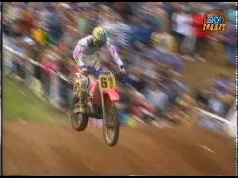 Moto-cross des nations en Australie. Team OXBOW France. 1992