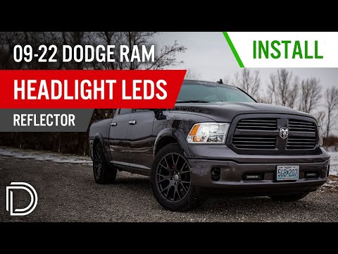 How to Install 2009-2022 Dodge Ram Headlight LEDs (Reflector) | Diode Dynamics