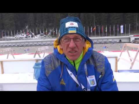 Биатлон Поклюка перед стартом мужской индивидуальной гонки (видеоблог Александра Круглова)