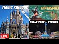 LIVE Magic Kingdom To Hollywood Studios For Rides Parades And Fantasmic At 9pm