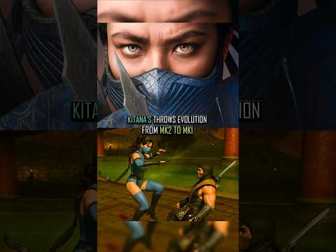 Kitana Throw Evolution From Mk2 to Mk1 Khaos Reigns #mortalkombat