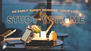 2-HOUR STUDY WITH ME🏞️ / calm lofi / A Sunny Morning in Japan / with countdown+alarm
