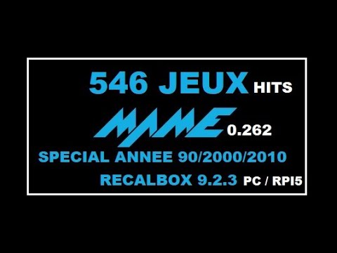 PACK 546 GAMES MAME 0.262 RECALBOX 9. 2 .3