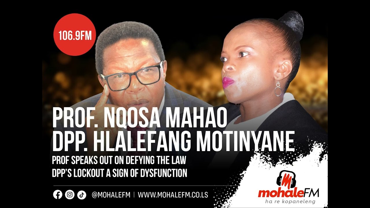 Prof. Nqosa Mahao Speaks Out on Defying The Law - DPP's Lock Out A Sign of Dysfunction