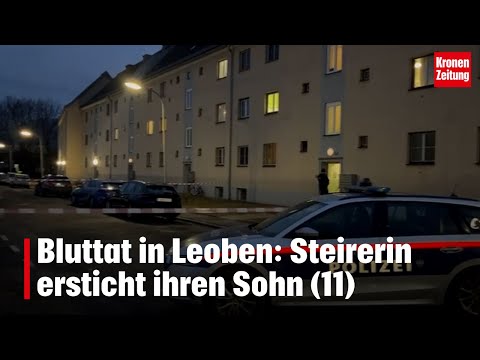 Murderous crime in Leoben: Styrian woman stabs her 11-year-old son to death | krone.tv NEWS