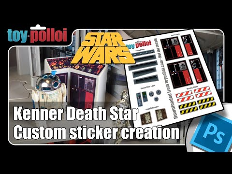 Vintage Star  Kenner Death Star restoration - part 3 - Photoshop extras - Toy Polloi