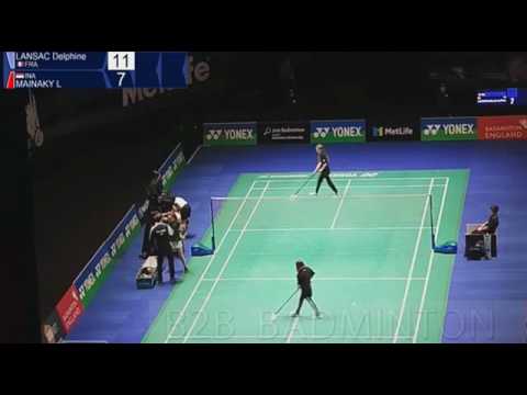 2017 Yonex All England Open Q WS Delphine LANSAC vs Lyanny Alessandra MAINAKY